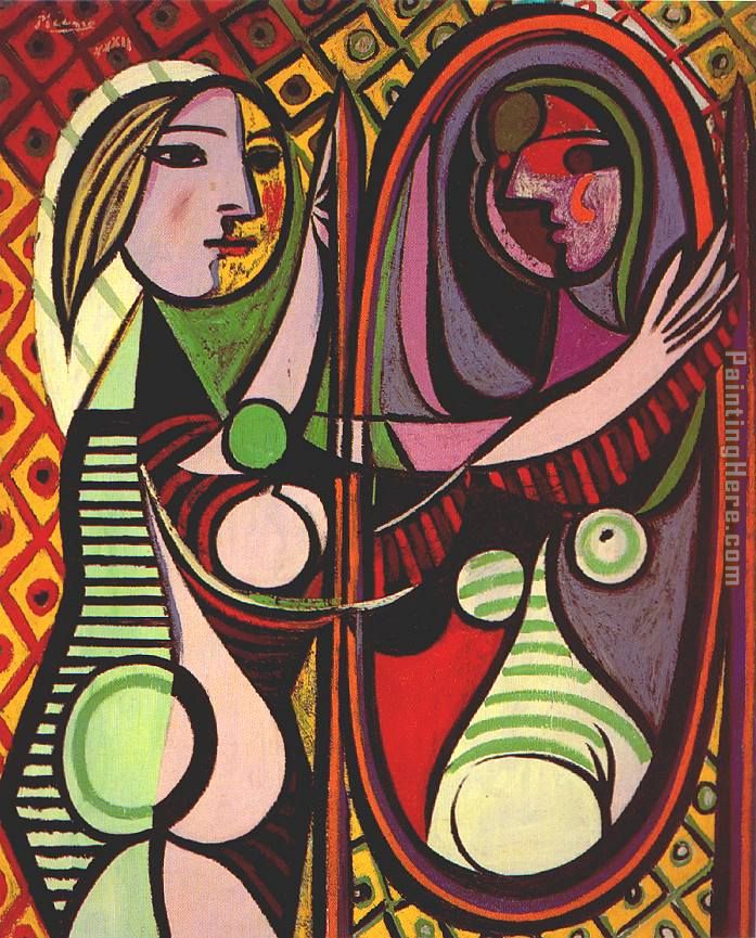 Pablo Picasso Girl Before a Mirror